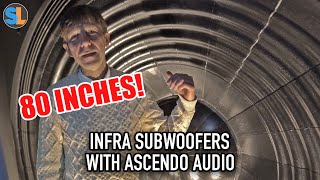 Getting Clean Bass  80quot Inch INFRASONIC Subwoofers with Ascendo Audio [upl. by Awuhsoj]