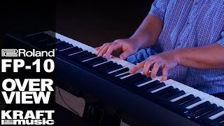 Roland FP10 Digital Piano  Overview [upl. by Eceela]