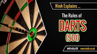 The Rules of Darts 501  EXPLAINED [upl. by Nyliram]