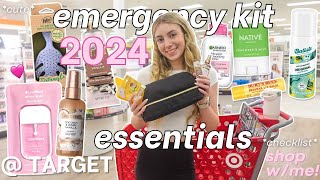 whats in my emergency kit 2024  shopping at target [upl. by Eca]