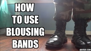 How to use Blousing Bands [upl. by Aimaj]