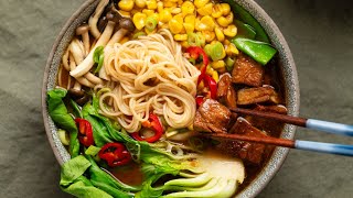 Vegane Ramen mit Räuchertofu [upl. by Perlman]