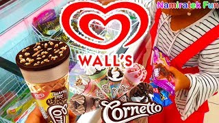 borong es krim walls ice cream cone amp pesta es krim nyobain icip icip es cream walls [upl. by Jeunesse]