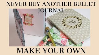 2020 BULLET JOURNAL DIY IN LESS THAN 20 MINUTES PLAN AND JOURNAL YOUR YEAR BLANK PAGE DESIGN [upl. by Mic]