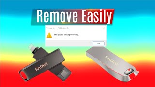 How to Remove Write Protection From USB Pendrive  quotThe disk is write protectedquot Fix [upl. by Eniotna257]