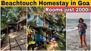 Budget Beachtouch Homestay in Goa  Condolim Beach Hotels  La Sea Vue  ​⁠Findingindia [upl. by Faline]