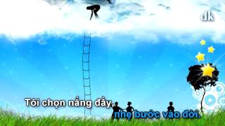 Karaoke  Mỗi Ngày Tôi Chọn Một Niềm Vui [upl. by Eisseb]