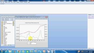 Eviews Detrending a series using Hodrick Prescott Filter [upl. by Reinke]