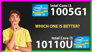 INTEL Core i3 1005G1 vs INTEL Core i3 10110U Technical Comparison [upl. by Angelina4]