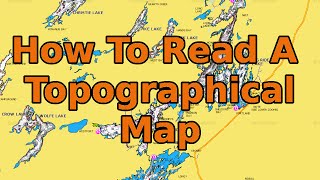 How to read a topographical map for fishing [upl. by Hako794]