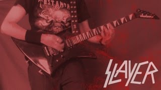 Slayer Hell Awaits instrumental dual guitar cover all guitars HD sound and image with solos [upl. by Nic]