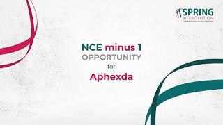 NCE minus 1 opportunity for Aphexda [upl. by Iznyl651]