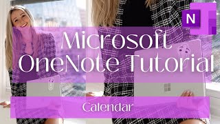 Microsoft OneNote  How to add Calendar [upl. by Yeh349]