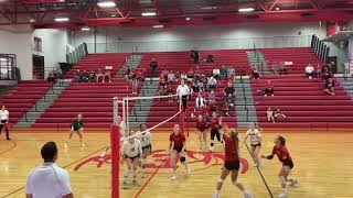 Final point of Gretna volleyballs sweep of Elkhorn [upl. by Suhploda]