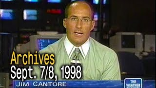 The Weather Channel Archives  September 78 1998  Afternoon [upl. by Atteynek983]