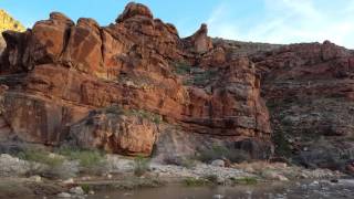 Cedar Pocket Campground  Virgin River Gorge  HD Video [upl. by Eutnoj]