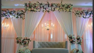 DIY Multiple Backdrop Stage Decor [upl. by Fowle]