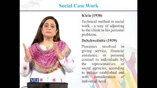 Social Case Work  Introduction to Social Work  SOC301Topic033 [upl. by Polinski530]