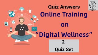 Digital Wellness Quiz Answer  CIET  NCERT  CBSE [upl. by Jonah]