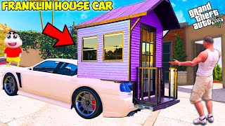 Franklin Built A House On His Car in GTA 5 GTA 5 AVENGERS [upl. by Urial683]