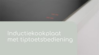 Inductiekookplaat met tiptoetsbediening en matzwarte sierlijst  Pelgrim Keukenapparatuur [upl. by Modesty903]