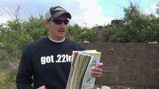 WILL A 22lr GO THROUGH A PHONE BOOK [upl. by Enialedam]