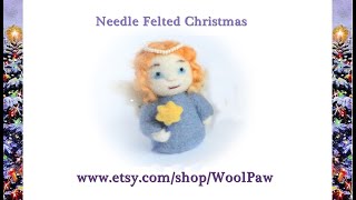 Needle Felted Christmas [upl. by Aubree]