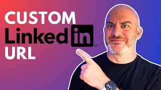 How To Create A Custom LinkedIn Profile URL [upl. by Melany]