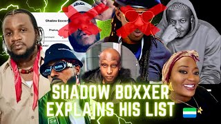 Sierra Leone Ent Eng🇸🇱 SHADOW BOXXER Explains List of Sierra Leone MCs [upl. by Diann]