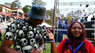 Jasamah  Interview at Gwambas Album Launch in Blantyre after his performance [upl. by Mel]