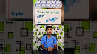 cetrizine okacet elergy tablet deepakyadav eatching reaction treatment hindi shorts [upl. by Alwyn]