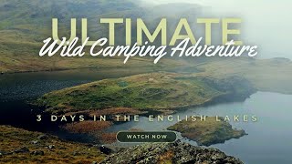 3 DAY ADVENTURE in The English Lake District Sprinkling Tarn amp Dubs Hut 🛖 [upl. by Naresh]