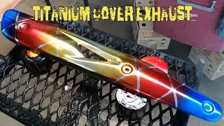 Titanium Cover Exhaust Candy ColorsSamurai Paint Cambodia [upl. by Shelli]