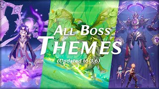 All Boss Themes — Genshin Impact OST 36 [upl. by Aynek]