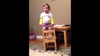 Baby Falls Off Chair While Watching Barney  Collab Clips [upl. by Afesoj616]