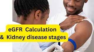 What is eGFR How to calculate eGFR How to know Kidney disease Stages cockcroftgault formula [upl. by Eire]