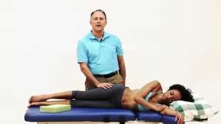 QUADRATUS LUMBORUM – Side Lying Stretch [upl. by Eckardt]