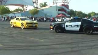 Police car join the Drift show [upl. by Margery]