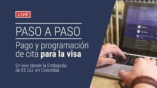 Pago y programación de cita para la visa [upl. by Dubenko]