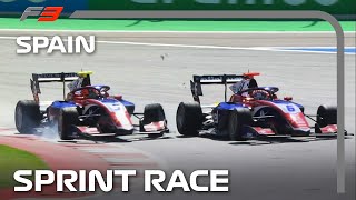 F3 Sprint Race Highlights  2024 Spanish Grand Prix [upl. by Gisser16]