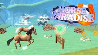 IS DEZE GRATIS PAARDEN GAME WEL LEUK  Horse Paradise [upl. by Suidualc67]