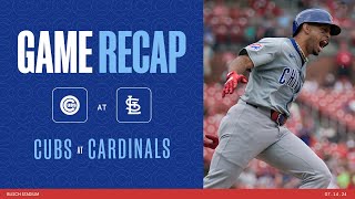 Game Highlights Cubs Hit Six Home Runs to Beat St Louis  71524 [upl. by Sunny]