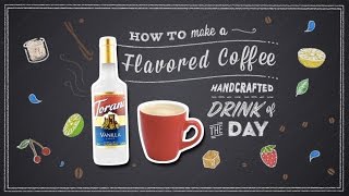 How to Make a Torani Flavored Iced Coffee [upl. by Darn]