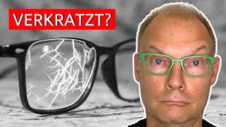 Brillengläser verkratzt  kann man Kratzer entfernen [upl. by Farrah]