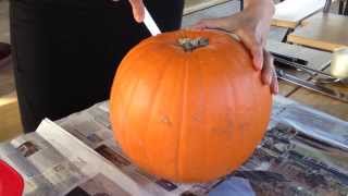 Halloween How to make a Jack O Lantern [upl. by Daniella]