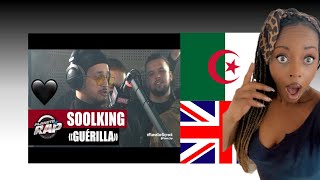 Soolking quotGuérillaquot PlanèteRap 🇬🇧 Reaction 🇩🇿🇫🇷🔥His flow is insaine 🤯 soolking algeria [upl. by Yeldah]