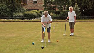 Croquet practice video [upl. by Jan734]