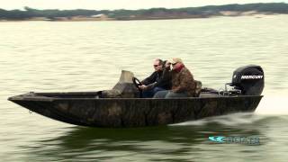 Lowe Sportsman 16 Aluminum Bass Boat Review  Performance Test [upl. by Elak]