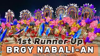 HIMAYA FESTIVAL 2024 1ST RUNNER UP BRGY NABALIAN HIMAMAYLAN CITY Negros Occidental [upl. by Decamp]