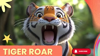 Tiger Cub Song  Animal Songs amp Nursery Rhymes  Rhymes for kids  Tiger Song for children [upl. by Weissberg737]